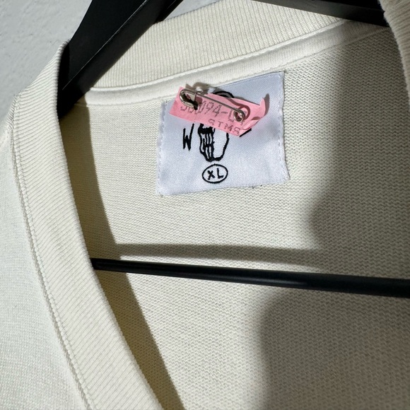 Warren Lotas Cry Later T Shirt Print Off White Tee Oversized WL Streetwear XL - Picture 5 of 7